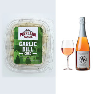 National Wine & Cheese Day Garlic Dill and Rose pairing